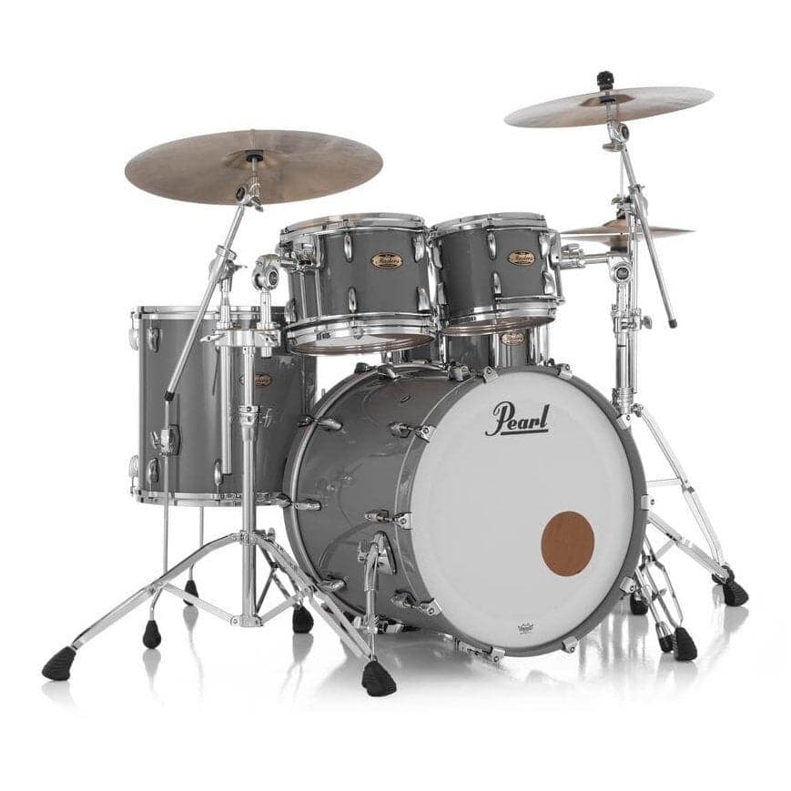 Pearl Masters Maple Pure 4pc Drum Set w/22x18BD w/Standard R2 Mounts Putty Gray